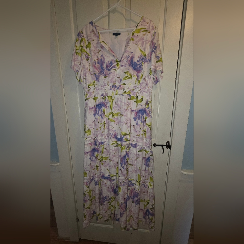 Floral Print Maxi Dress